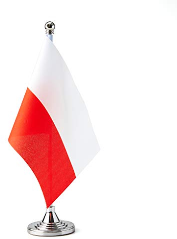 Bandera de Polonia polaca para escritorio, mini banderas decorativas