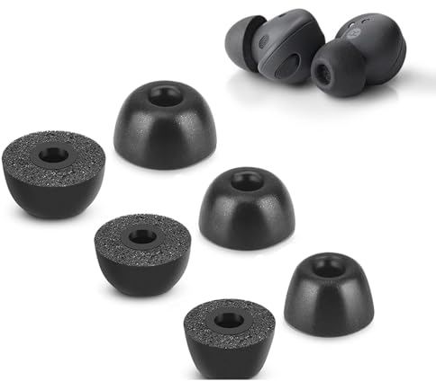 XIXKOLYU® Lot de 3 paires d'embouts en mousse à mémoire de forme pour Samsung Galaxy Buds 2 Pro, pas de douleur causée par les bouchons d'oreille en silicone, embouts de rechange antidérapants