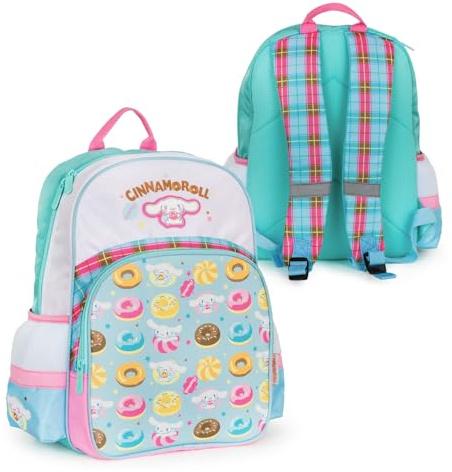 Cinnamoroll Backpack, Kawaii Style School Bag, Girls & Teens, 38 x 28 cm | Officially Licensed Sanrio Merchandise, School Rucksack with Padded Adjustable Straps & Laptop Sleeve, By Blue Sky Studios