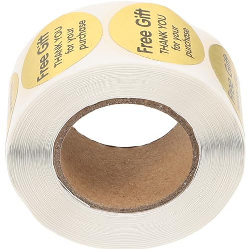 OKUMEYR 1rolle Rollende Thank You Aufkleber Selbstklebende Etiketten Für Kundenwertschätzung Vielseitig Einsetzbar Für Dekoration Und Verpackung