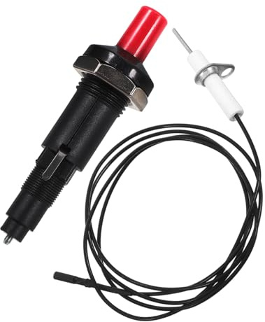 Hemobllo Ago di Accensione per Cucina a Gas Dispositivo di Accensione Accenditore Portatile in ABS e Metallo Compatibile Gas Naturale e Olio Alcolico Durevole e Resistente alle Deformazioni