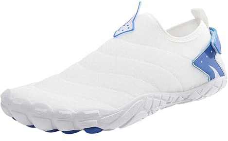 Barefoot Shoes Mens Quick Dry Water Shoes Mens Low-Top Easy Close Wide Fit Trainers Non-Slip Breathable Slip On Trainers Perfect For Beach, Pool, Water Sports, And Outdoor Activities