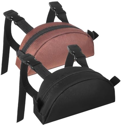 Sharplace Horse Saddle Bag Pommel Pocket Trip Compact Outdoor Sports Holding Phone Key for Western Endurance Saddles for Trail Riding, Black and Brown
