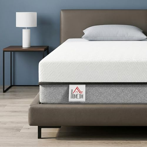 HOMCOM Matratze 140x200cm H3 Mittelfest 20 cm Höhe Ergonomisch
