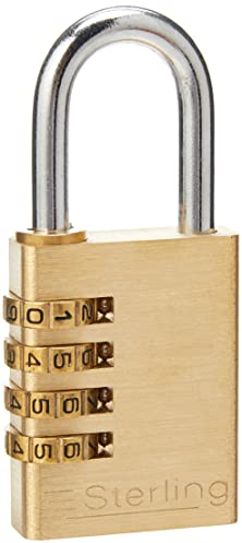 Sterling CPL140 Lucchetto a Combinazione, Ottone, 40mm