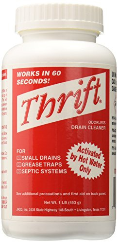 Thrift T-100 Alkaline Based 1-Pound Granular Drain Cleaner
