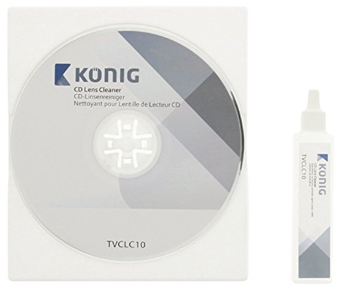 König TVCLC10 CD-Linsenreiniger mit 20 ml Reinigungsflüssigkeit