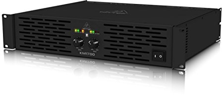 Behringer KM1700 Professioneller 1700-Watt-Stereo-Leistungsverstärker mit ATR (Accelerated Transient Response)