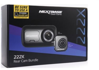 NEXTBASE - DashCam 222XRCZ -Caméra 222X + Module arrière type zoom (DEEE)