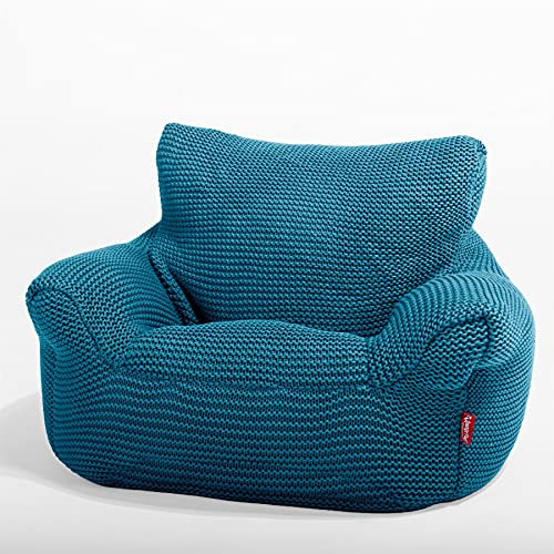 Lounge Pug - Fauteuil Enfants - Pouf Enfant - Ellos Tricoté Mer égée