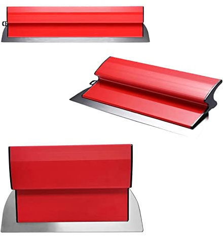 F Fityle 3x Spatule de pour Cloisons Sèches - Truelle à Plâtre Mur En Acier Inoxydable Peinture écrémage Adaptée Aux Outils Muraux