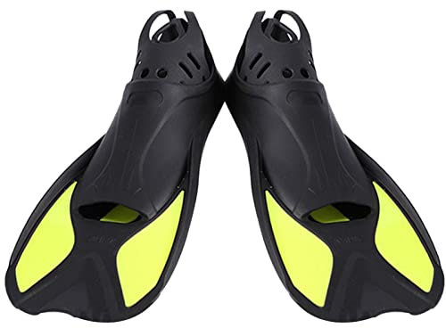 Luckxing Schnorchelflossen, Flossen Erwachsene Schwimmflossen Kurz Taucherflossen Schwimmflossen Reisegröße Zum Schnorcheln Tauchen Erwachsene Männer Frauen Kinder Offene Ferse Tauchflossen