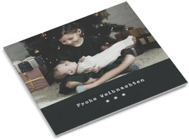 Servietten mit Foto personalisiert | Weihnachten # 2 | Merry Christmas | Weihnachtsfest | 330 x 330 mm | Feier | Party | Tischdeko | Papierservietten | Menge wählbar (240 Stück)