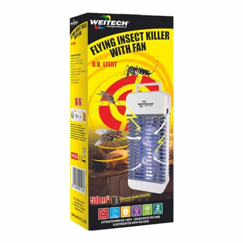 Weitech Lámpara Antimosquitos por Succión 50 m