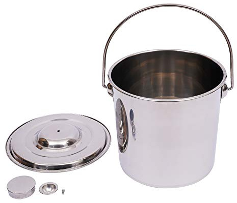 20L Gemüse Suppentopf Induktions Gastronomie Kochtopf aus Edelstahl, Gulaschkessel, Kochtopf, Mit Deckel und Tragegriff, Geeignet für Induktion, Gas, Glaskeramik usw