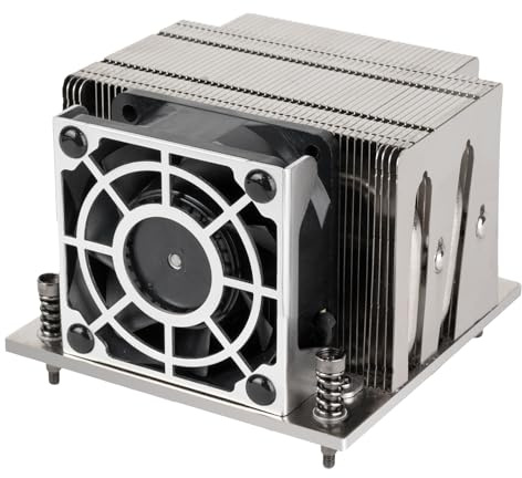 SilverStone Technology XE02-1700S, 2-HE-SFF-Server/Workstation-CPU-Kühler für Sockel Intel LGA1700, SST-XE02-1700S
