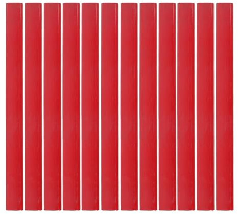 TINAYAUE 12 matite da falegname HB Matite ottagonali per falegnameria per falegnameria costruttori legno pietra mattoni intonaco compensato cartongesso stucco carta marcatura disegno strumenti