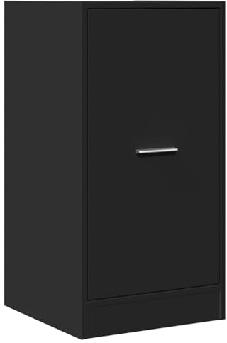vidaXL Apothekerschrank Schwarz 40x41x77,5 cm Holzwerkstoff