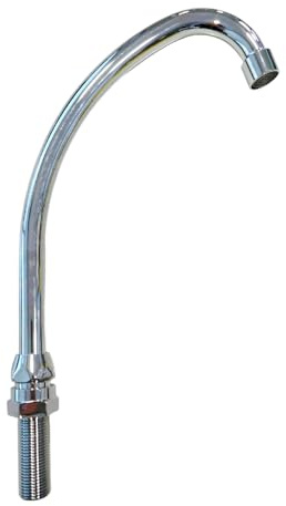 Rubinetto beccuccio alto per attacco a rubinetto pedale o pulsante acqua | Beccuccio per rubinetto piede | rubinetto beccuccio per lavabo | beccuccio per pulsante | beccuccio per lavasciuga