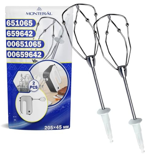 2x Varillas Batidora Electrica de Mano 00659642 para Bosch para Siemens | Garantía de 10 Años - MONTERAL