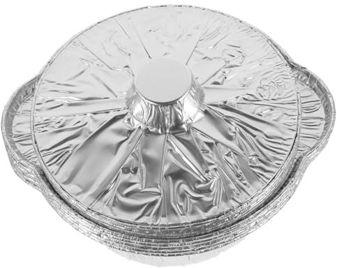 HOLIDYOYO 5ensembles Kit De Poêles Aluminium Pour Camping Marmite à Barbecue Compacte Récipient Alimentaire Multifonction Avec Couvercle