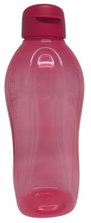 Tupperware To Go Eco Easy Botella de agua de 2 litros con cierre de clip Flip Top 2000 ml (rojo)