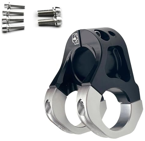 Chenxi Studio Manubrio corto ad alta resistenza in lega di alluminio per bici da strada manubrio leggero per la maggior parte degli accessori da montagna