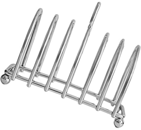 POPETPOP Porta Pane in Acciaio Inox Porta Fette per Toast Supporto per Pane da Cucina per Fette Accessorio da Tavolo
