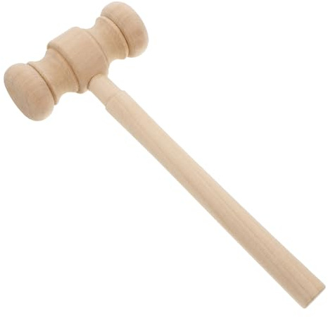 iplusmile Maillet en Bois Miniature pour Garçon et Filles, Jouet Polyvalent et Sûr Design Unique, pour Jeu de Rôle et Activités Familiales