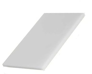 500 mm x 500 mm weiße ABS-Kunststoffplatte – Strapazierfähige, antistatische und schwer entflammbare Platte for Heimwerkerprojekte(10mm)