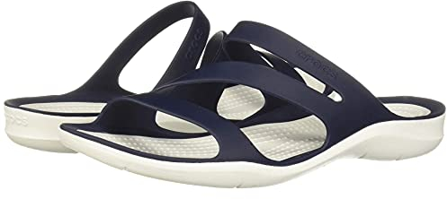Crocs Herren Swiftwater Sandal W Sandalen, Navy/White, 39/40 EU