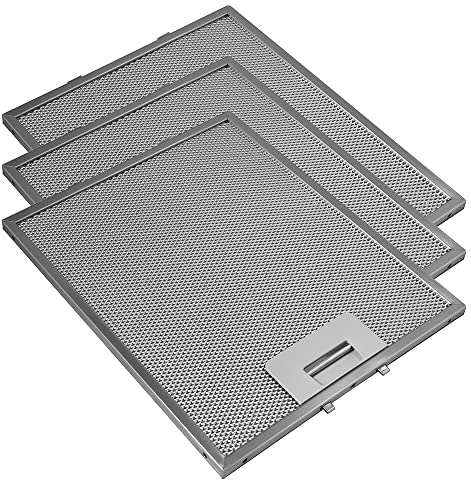 AllSpares Metallfilter (3 St.) für AEG-Electrolux 4055101671 | 276x231x8 mm