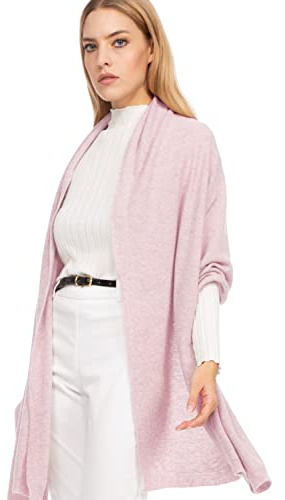 Marine Cashmere - Stola aus Kaschmir-Mischung für Damen, zartes und weiches Kaschmirgarn, MADE IN ITALY