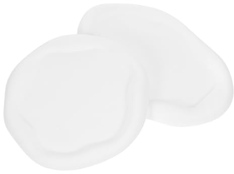 Housoutil Porzellan Schmuckschale 2 Stücke Schmucktablett Wolken Schmuckteller Weiß Schmuckablage Schlüsselablage Kosmetik Tablett Servierplatte Dekoplatte Make Up Tischdeko Schmuck