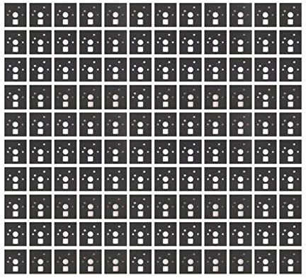 Dellx 120Pcs Mechanische Tastatur Schalter Aufkleber Lärm Dampfer Schaum Sound Reduktion Isolation Film für Schalter Stabilizer, A