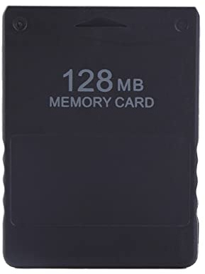 Carte Mémoire Pour PS2, 8M-256M Jeu De Carte Mémoire Carte Mémoire Accessoires De Jeux Haute Vitesse Pour Enregistrer des Jeux Et des Informations Pour Sony Playstation 2 PS2.(128M)