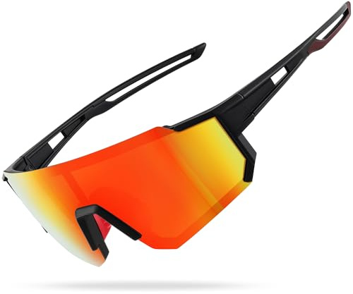 TURBOPEP Polarized Sports Sunglasses for Men Women Fishing Cycling Mountain Bike Baseball UV Protection