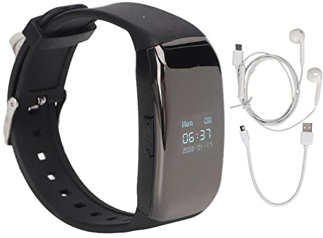 Reloj Grabadora De Voz, Grabadora De Voz, Pantalla Digital Grabadora Activada Por Voz Grabación Continua Pulsera Grabadora De Voz Digital, Registros MP3 Para Conferencias, Reuniones(4G)