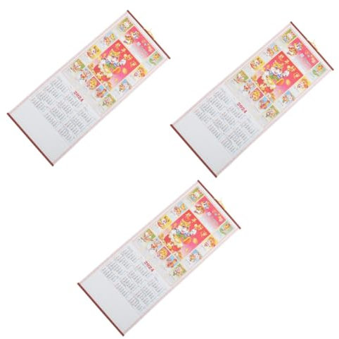 MAGICLULU 3stücke Hängender Wandkalender Mit Drachenmotiv Dekorativer Monatskalender Für Zuhause Klarer Druck Langlebig Und Vielseitig Einsetzbar Für Familie Und Büro Als