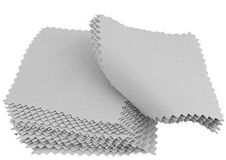 SHINEOFI 100pièces Lot de Chiffons pour Bijoux Nettoyage Diamants Et Chiffons pour Argenterie Et Bijoux