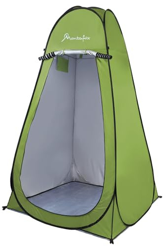 Montafox Tente Douche 2m XXL Portable Pop Up Toilette Cabinet Changement Camping Vestiaire WC, Couleur:Vert