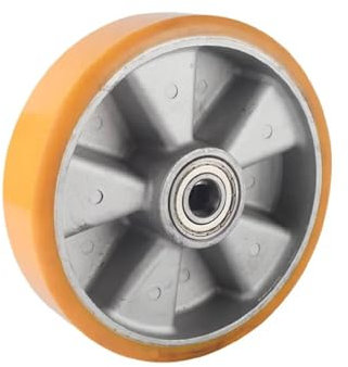 La zappa Roue de transpalette de rechange avec revêtement en polyuréthane avolan et support en aluminium 200 x 50 mm (20)