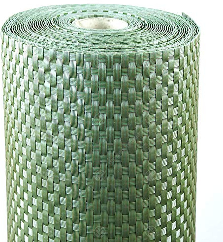 GardenersDream Polyrattan Sichtschutz & Windschutz (Grün, 1 x 5 Meter) - Polyrattan Balkon Sichtschutz Wetterfest - Ideale Sichtschutz Garten-, Sichtschutz Zaun- & Sichtschutz Balkon Verkleidung