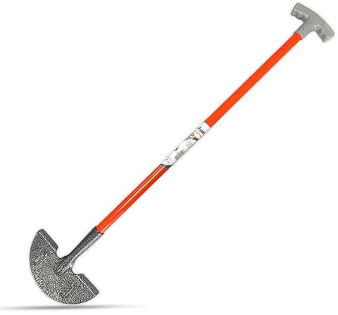 BONAFIDE Grass Lawn Edge Border Edging, 91CM Long Handle Grass Lawn Edging Tool, Half Moon Head Step Turf Edger, Trimming Cutter Carbon Steel Edger, Garden Edger or Lawn Edger