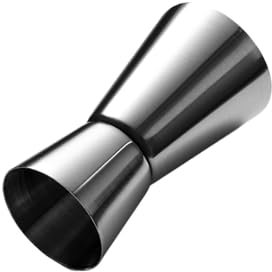 Vaso medidor de acero inoxidable de doble tiro, coctelera para bebidas alcohólicas, herramientas de cocina, bar (estilo a)