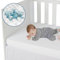 E-VA SHOP - Coprimaterasso Impermeabile Lettino 60x120 Antiacaro, Anallergico Traspirante e Morbido