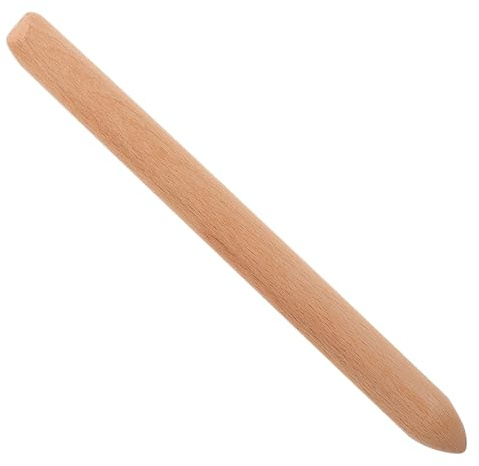 GRIRIW 11 Inch Wooden Sourdough Spoon Bread Dough Stirrer Food Safe Wood Paddle Versatile Use Kitchen Cooking Tool
