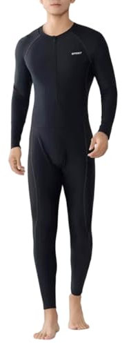 Midiskye Herren Schwimmanzug Lang UV-Anzug UPF>50 Schutzkleidung Sunsuit Badeanzug Schnelltrocknendes Surfanzug Badeanzug für Männer Badeshirt Tauchanzug Triathlon-Anzug Trisuit Triathlonanzug