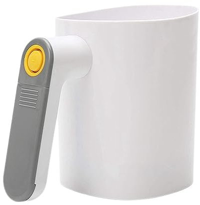 reamhome Tamiz eléctrico de mano para harina, glaseado, azúcar en polvo, acero inoxidable, tamiz de harina, tamiz en forma de taza, herramienta para pasteles de cocina