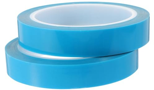 Uonlytech Freezer Tape Blue 2 Rolls Self-adhesive Refrigerator and Drawer Door Fixing Tape, 20mm Width x 50m Length, Easy to Remove for Appliance Repair